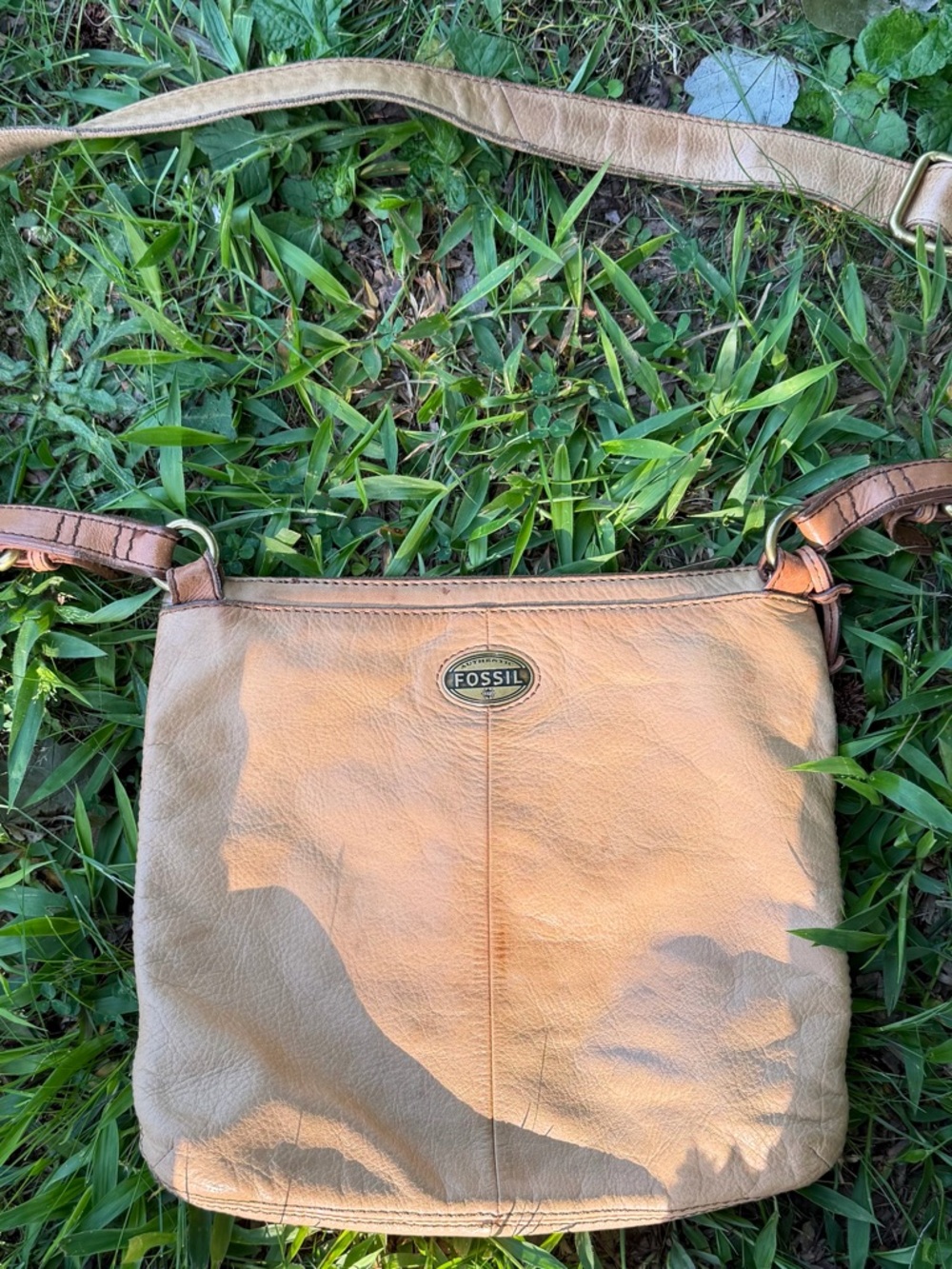 ✨ Fossil Vintage-Inspired Genuine Leather Crossbody | Buttery Soft Tan ✨